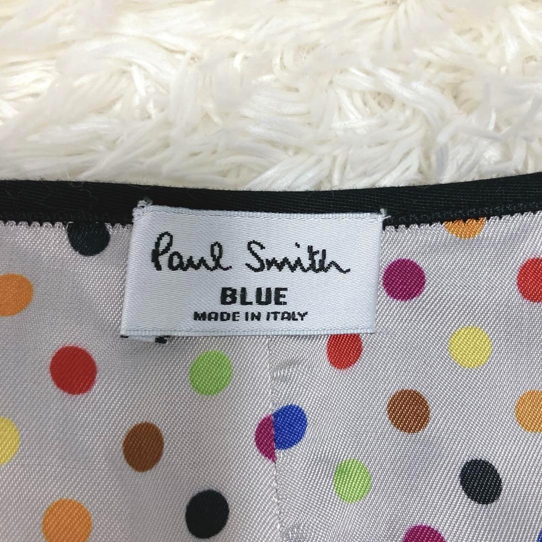 【美品】ポールスミスBLUE レディースセットアップ　スーツ　ドット　M相当