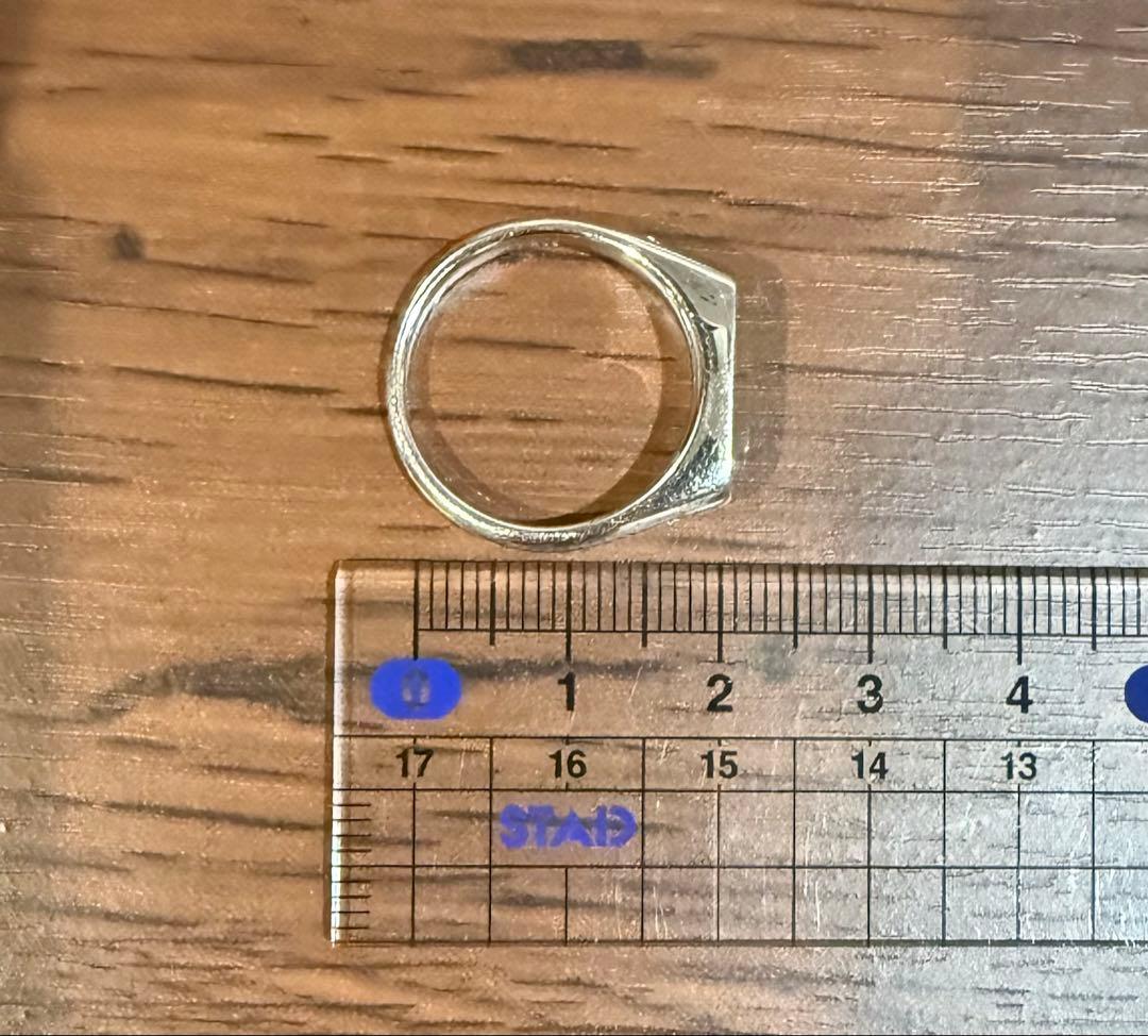 【TOM WOOD(トムウッド)】 Mario Ring Onyx g58