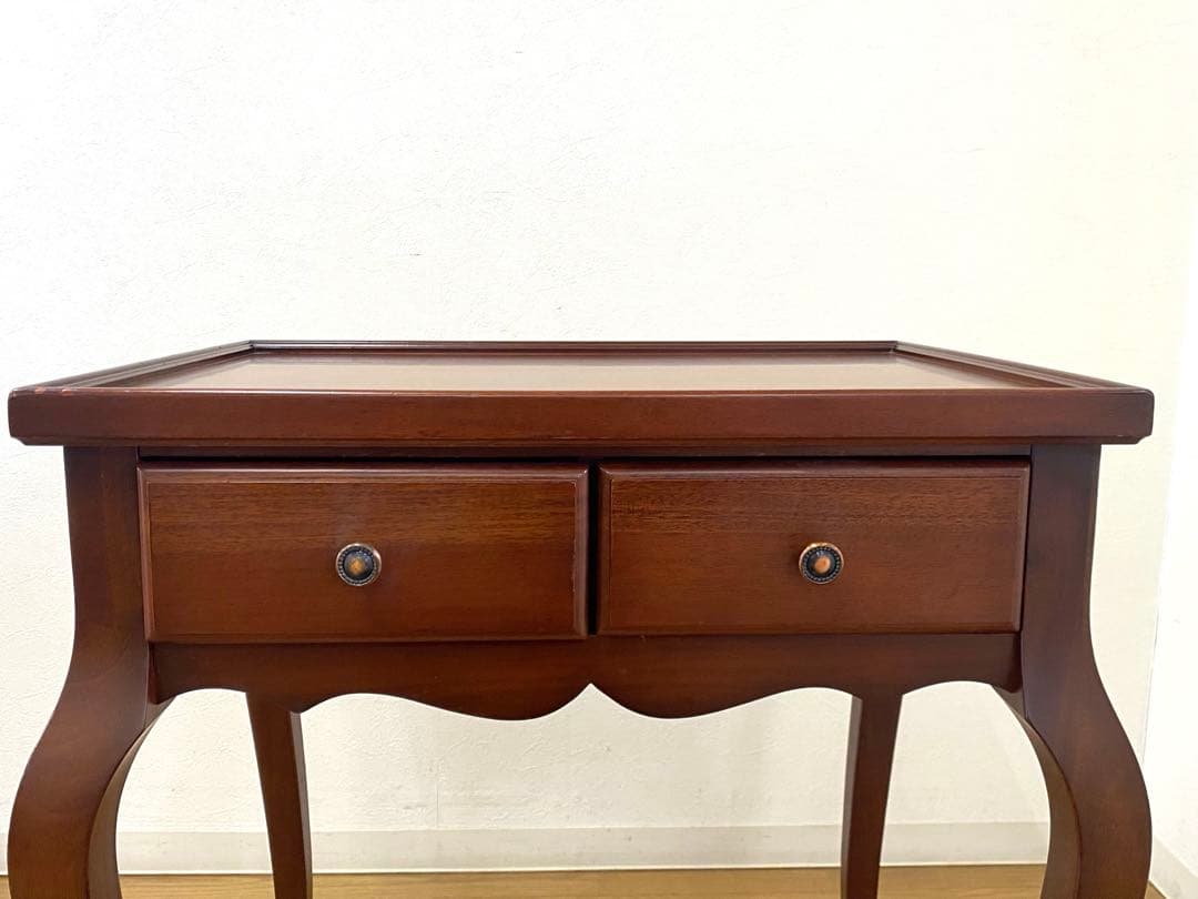 東海家具 ケント コンソール テーブル 飾り棚 花台 猫脚 インテリア