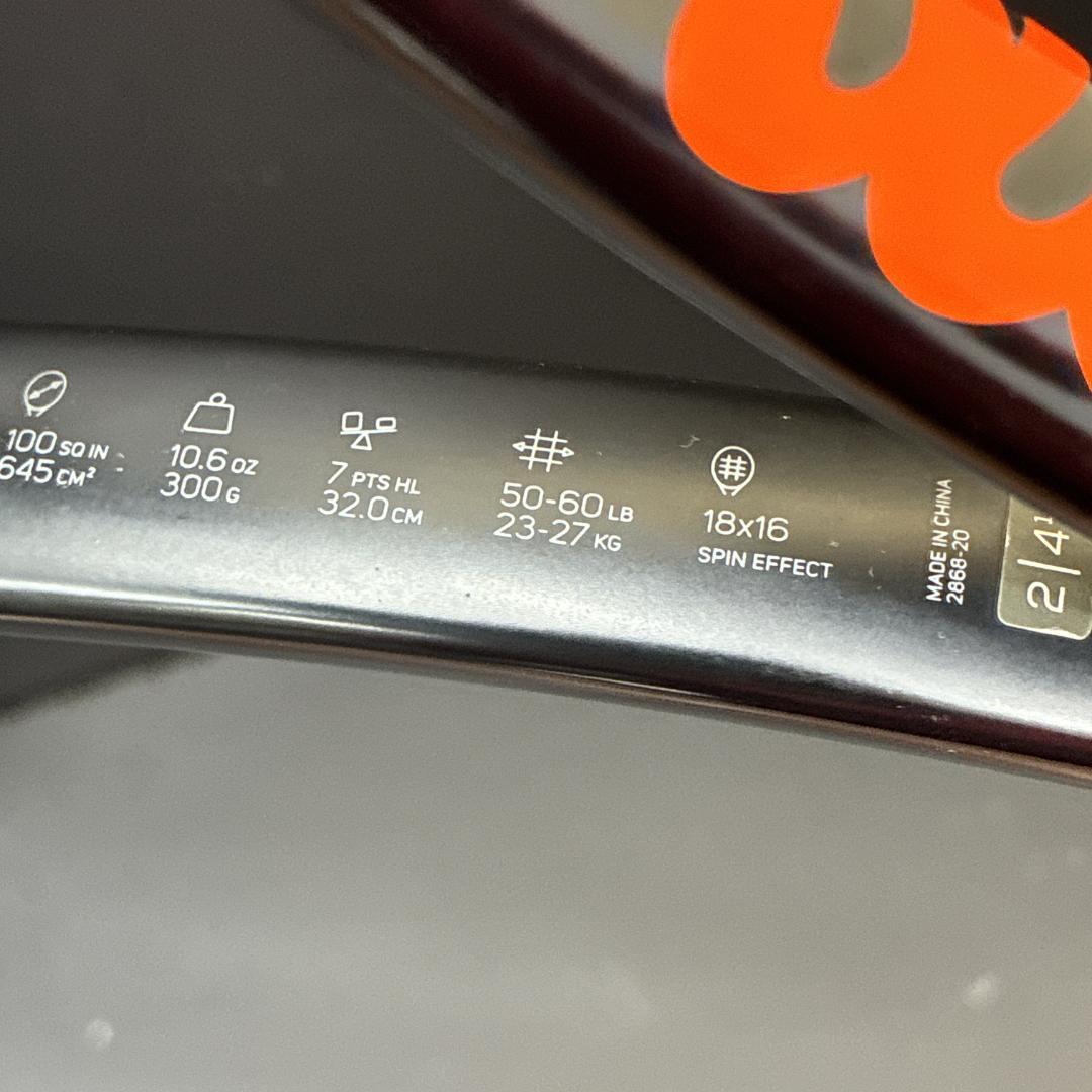 Wilson BURN 100S V4.0 ウィルソン　硬式テニスラケット