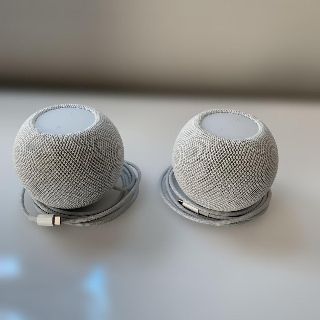 ジャンク品　Apple Pod mini ホワイト 2個セット