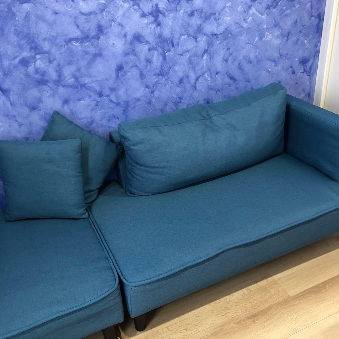 ♡美品♡ブルー　ニトリ　ナフコ　コストコ　IKEA  ベッド　子供部屋　ソファー