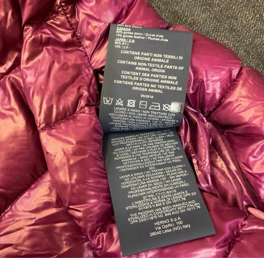 HERNO ダウンベスト 42サイズ 美品