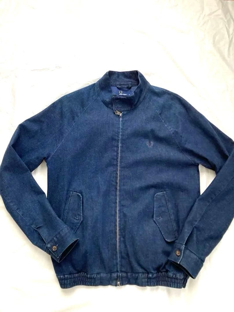【タイムセール】フレッドペリー　ダークブルー デニム　ジャケット　ブルゾン