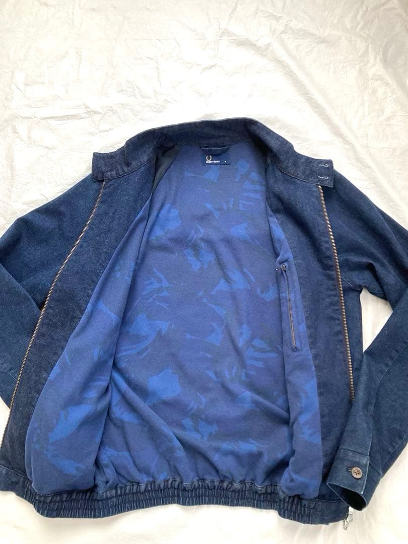 【タイムセール】フレッドペリー　ダークブルー デニム　ジャケット　ブルゾン