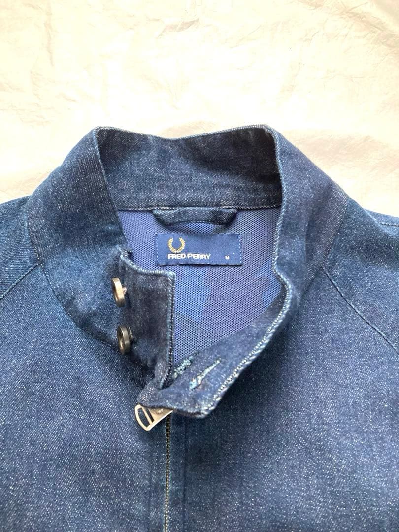 【タイムセール】フレッドペリー　ダークブルー デニム　ジャケット　ブルゾン