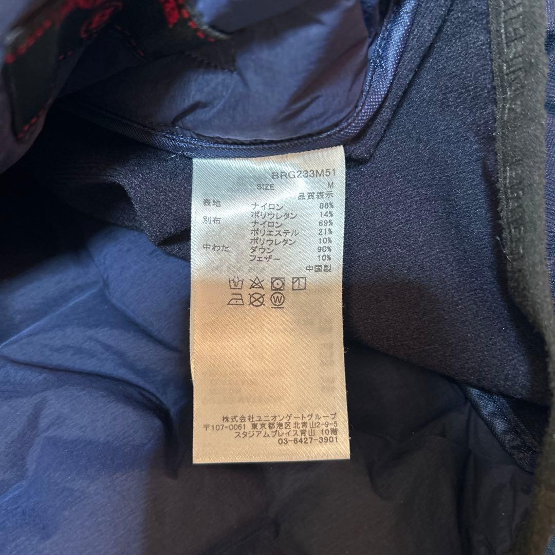 BRIEFING ブリーフィング　ダウンジャケット　Ｍ