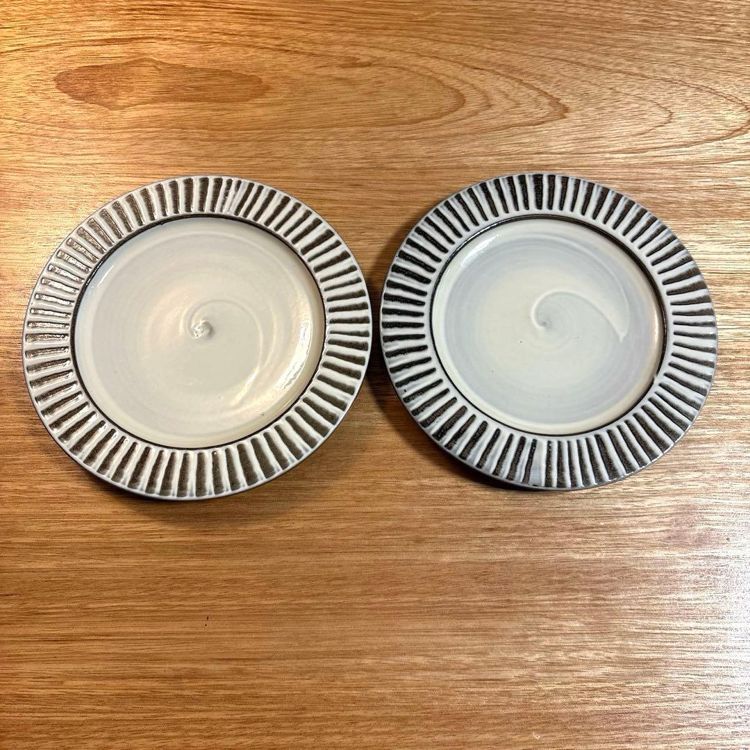小石原ポタリー　浅鉢2枚と平皿4枚の6枚セット
