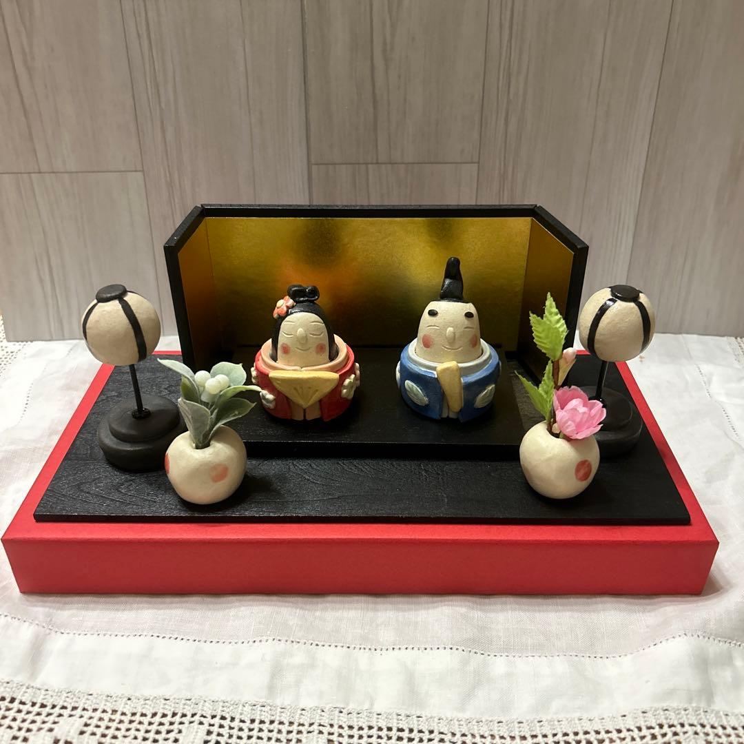 岡崎順子「ひな祭り・雛人形セット」★未使用