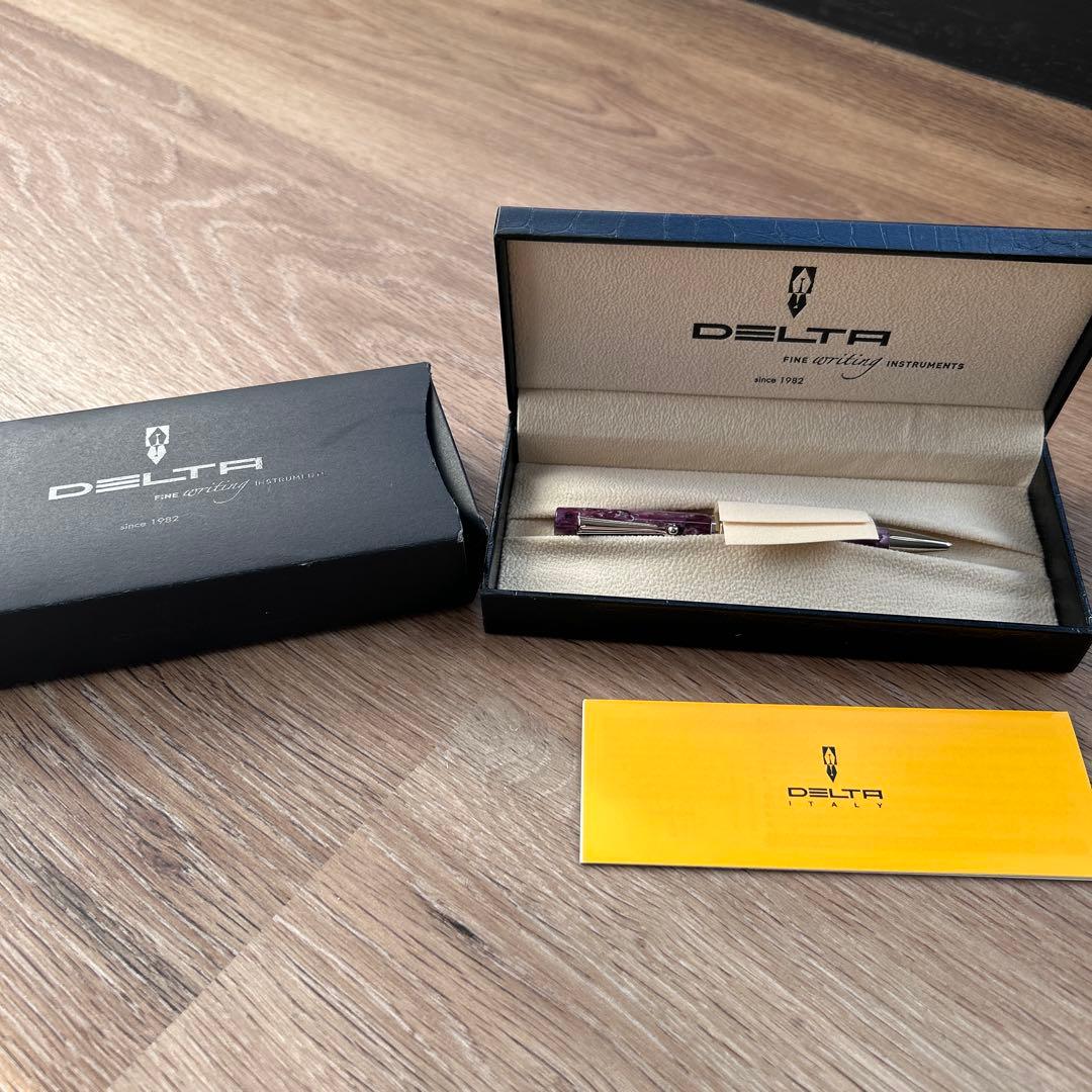 DELTA ボールペン 紫色 本体