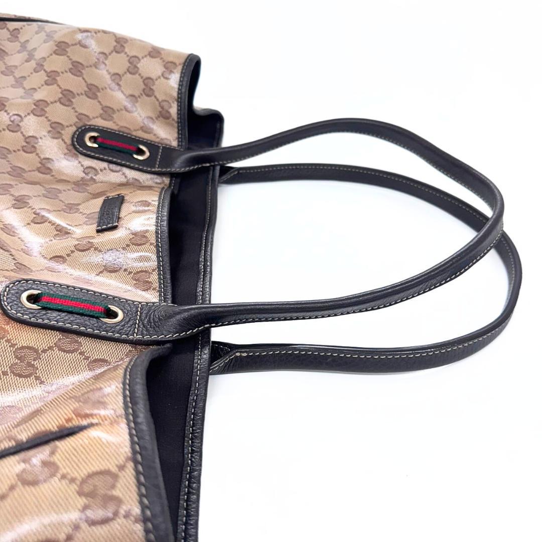 ユキ グッチ トートバッグ 293589 GGクリスタル ベージュ