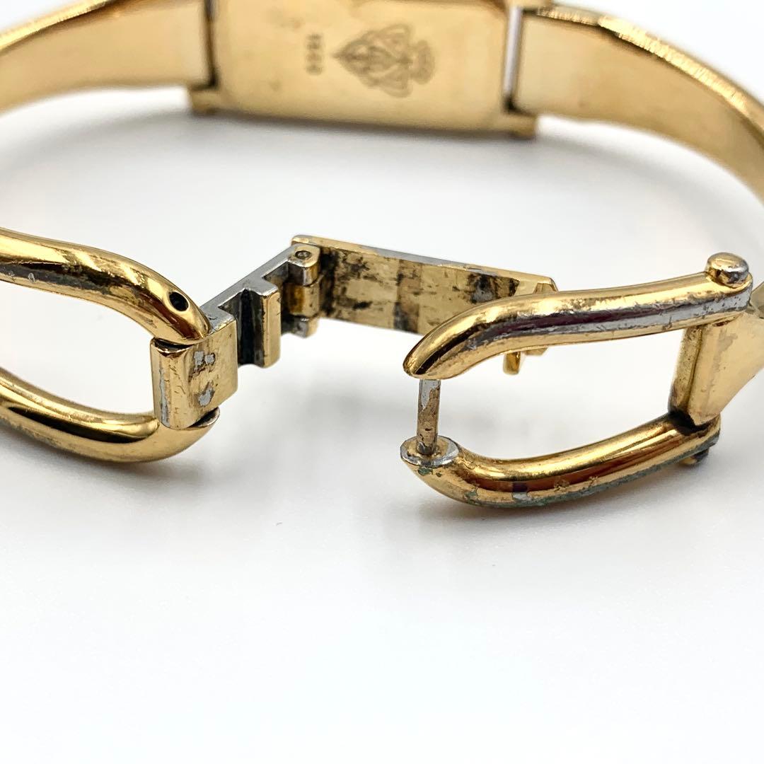 【新品電池 稼働】GUCCI レディース腕時計 1500L ブレスウォッチ 黒.