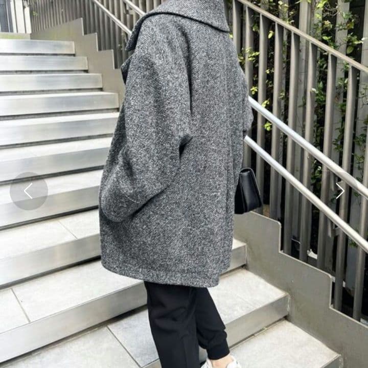 スピックアンドスパンスライバーへリーンボーンミドルコート38