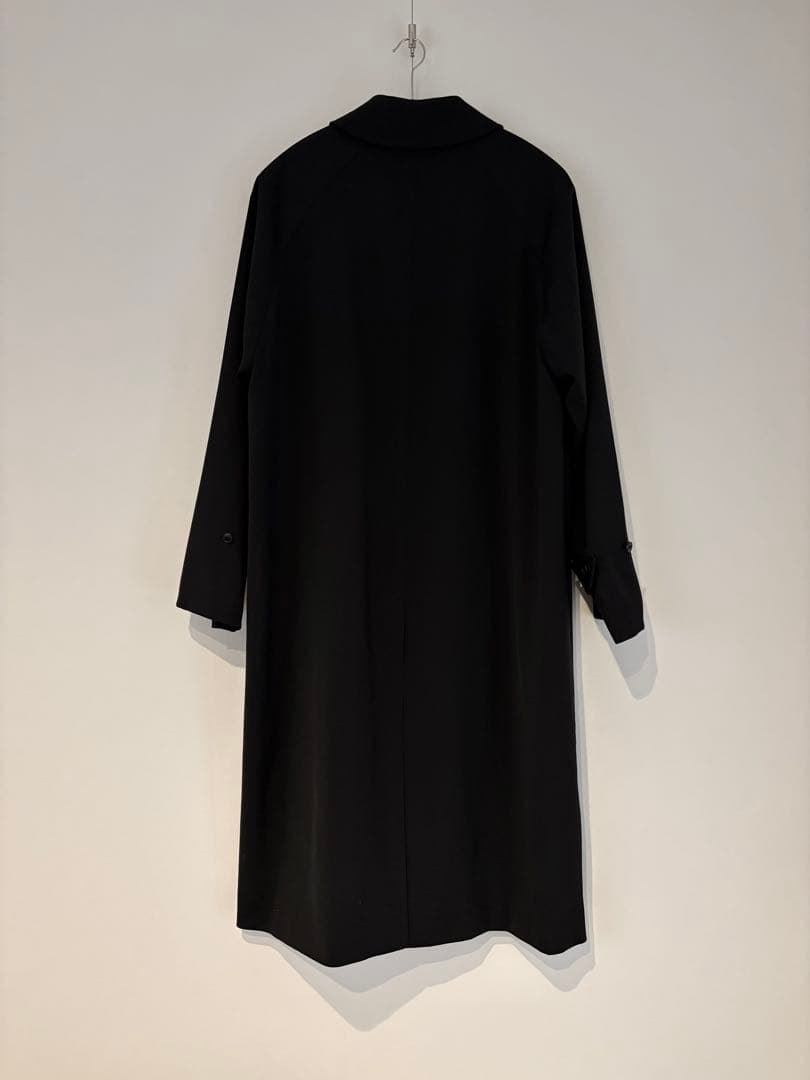24AW COMOLI ウールギャババルカラーコート BLACK 2