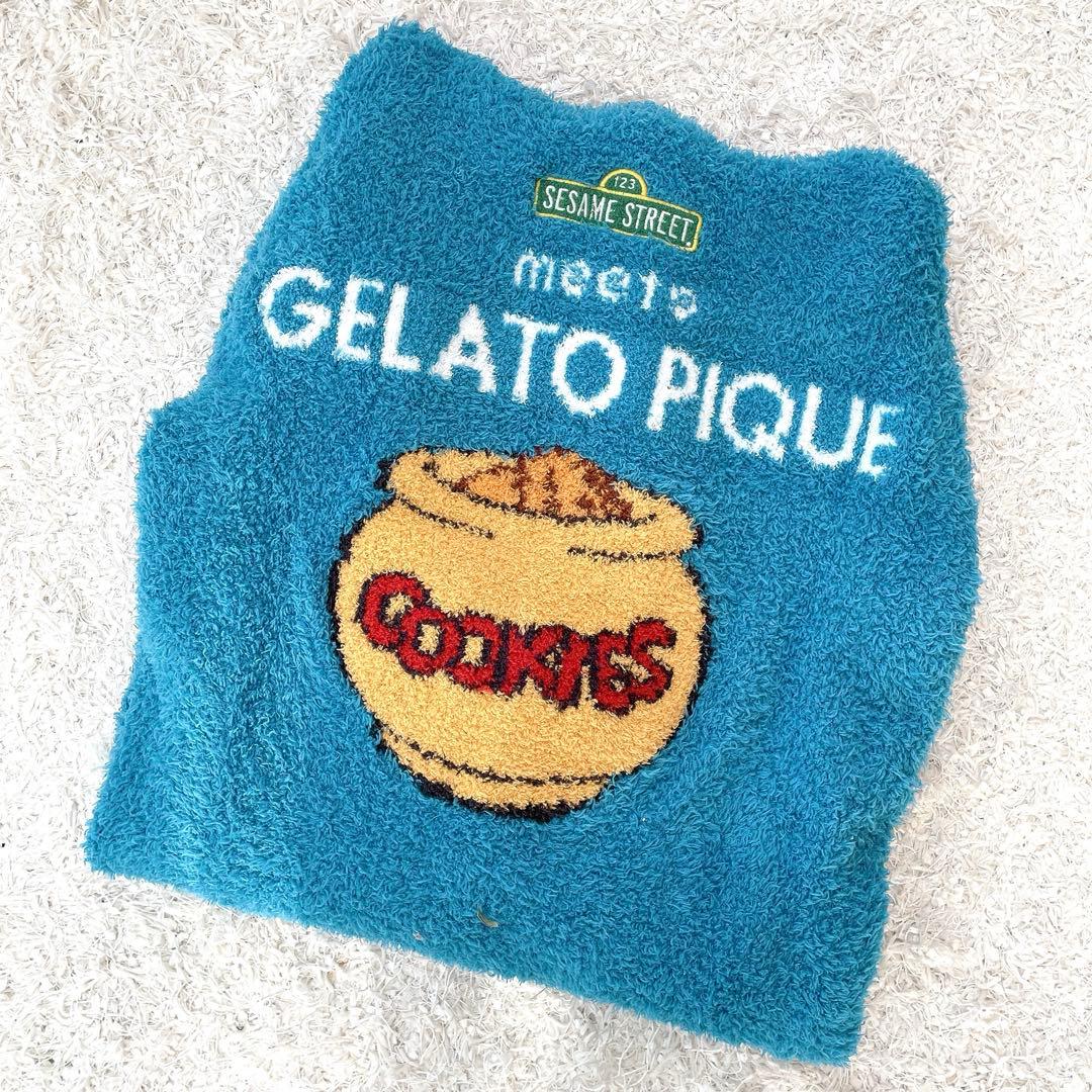 【新品タグ付き】gelato pique クッキーモンスター ワンピース ブルー