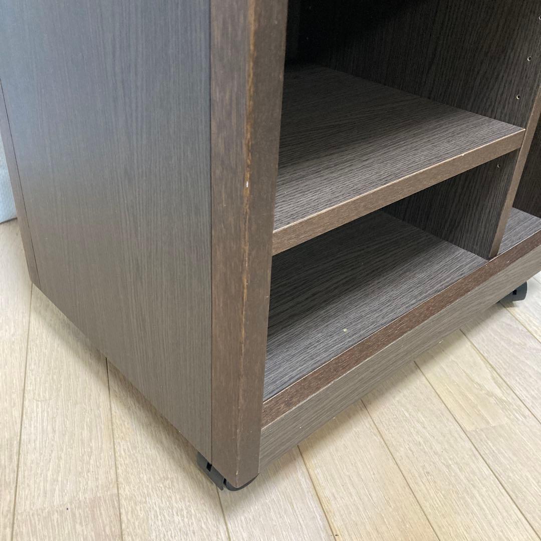 カリモク家具［ボナシェルタ］デスクワゴン／マルチワゴン フック／キャスター付