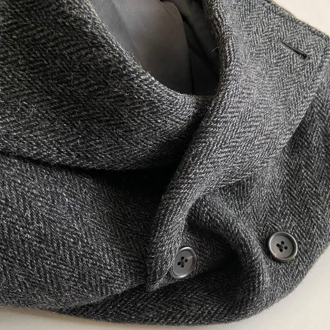 赤ラベル　赤タグ　Y's for men ワイズフォーメン　ツイード　コート