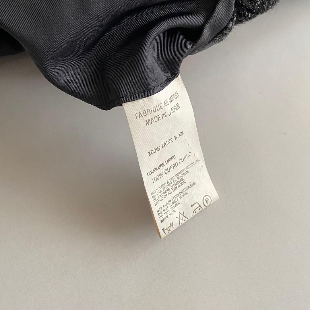 赤ラベル　赤タグ　Y's for men ワイズフォーメン　ツイード　コート