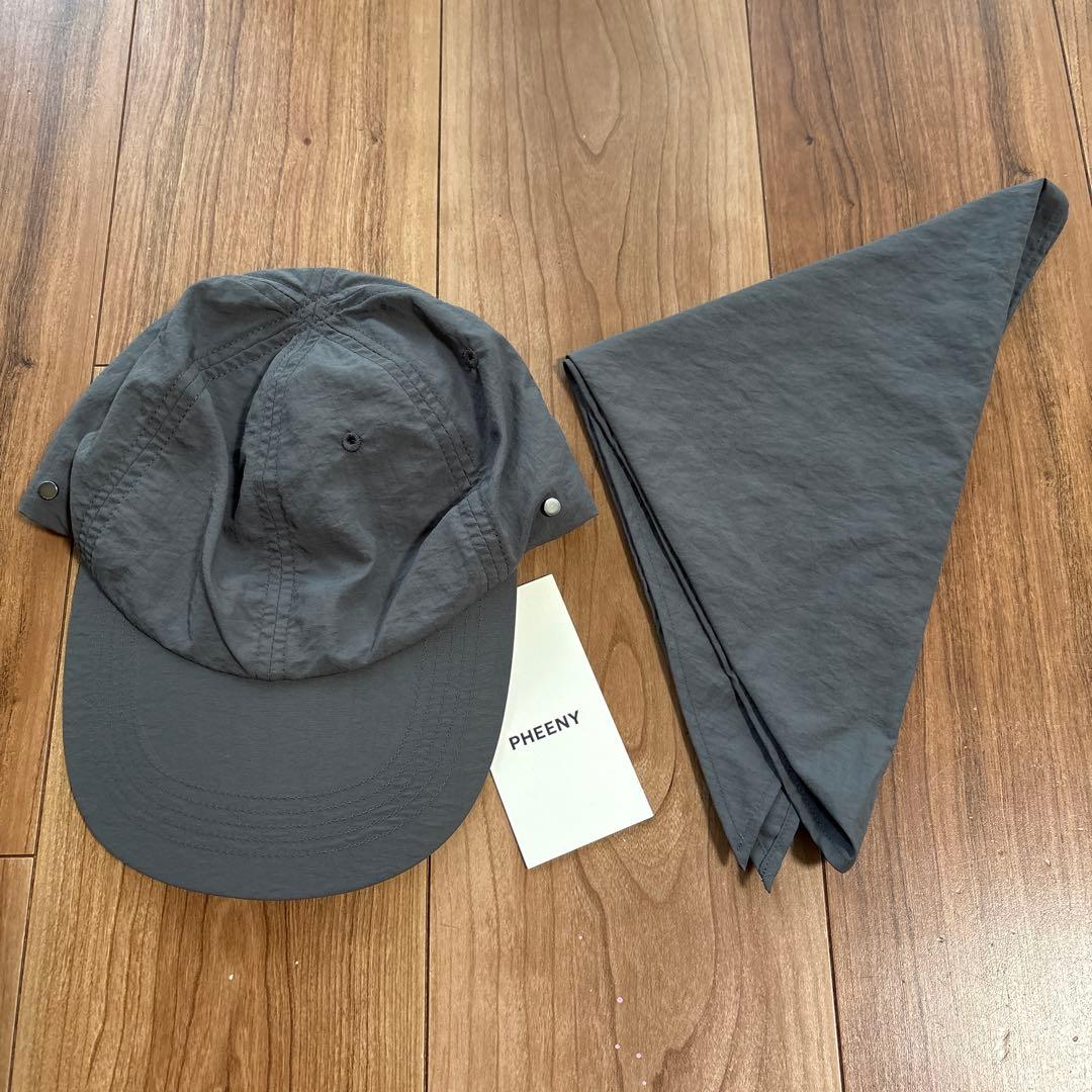 フィーニー☆ナイロンタフタスカーフキャップ