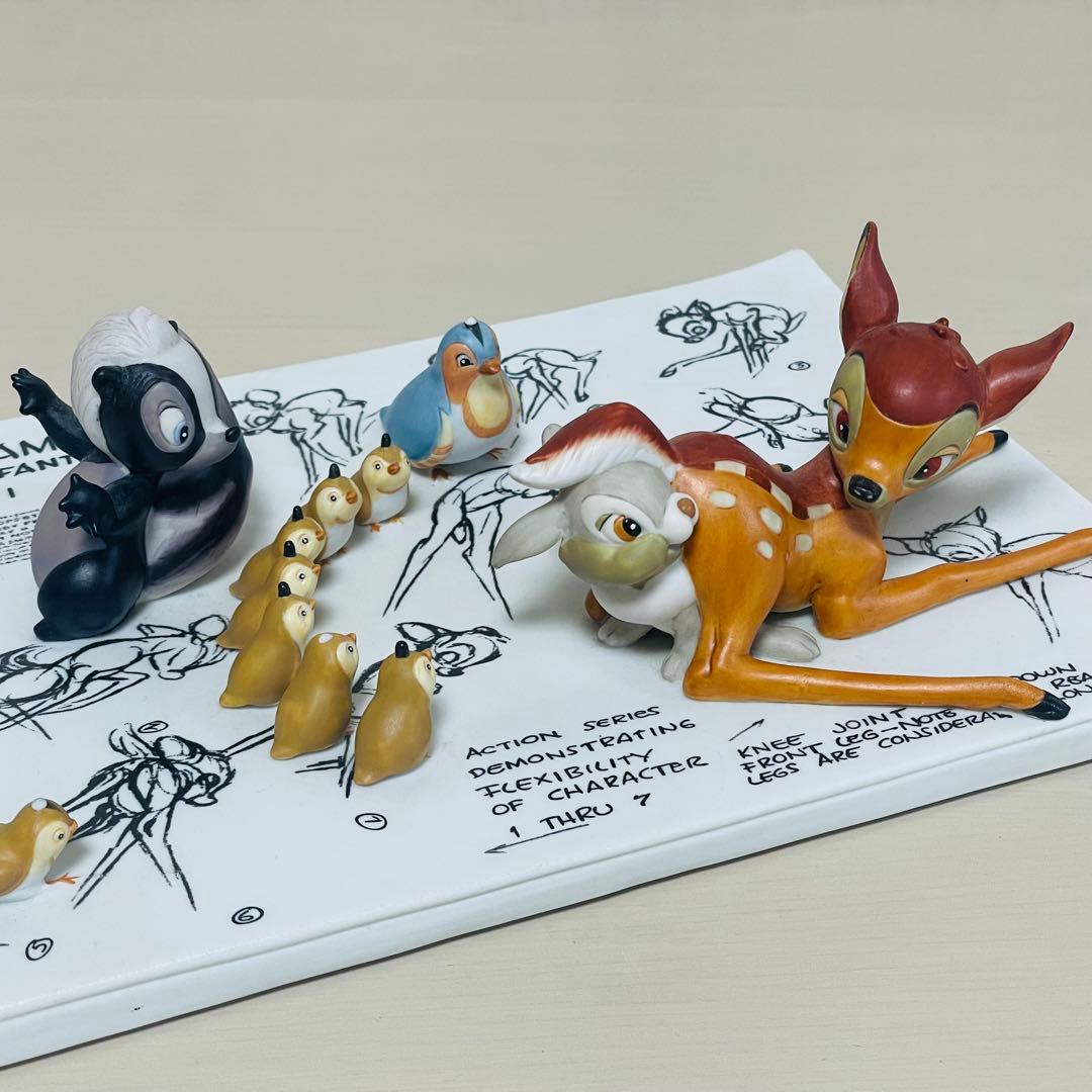 ディズニー バンビ 60周年記念 世界限定3000個 モデルシート フィギュア