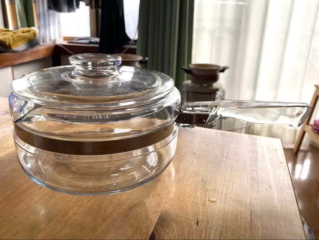 オールドパイレックス　フレームウェア　片手鍋