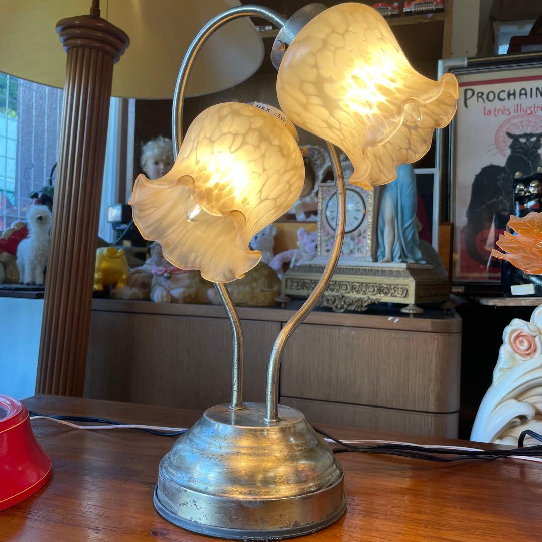 綺麗なスズランランプ・2灯・タッチ式