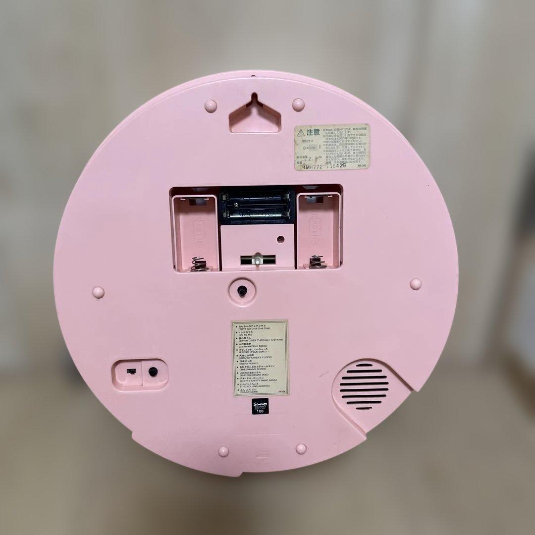 キティちゃん、からくり時計、メロディ時計、音楽、掛け時計、振り子時計、動作◎