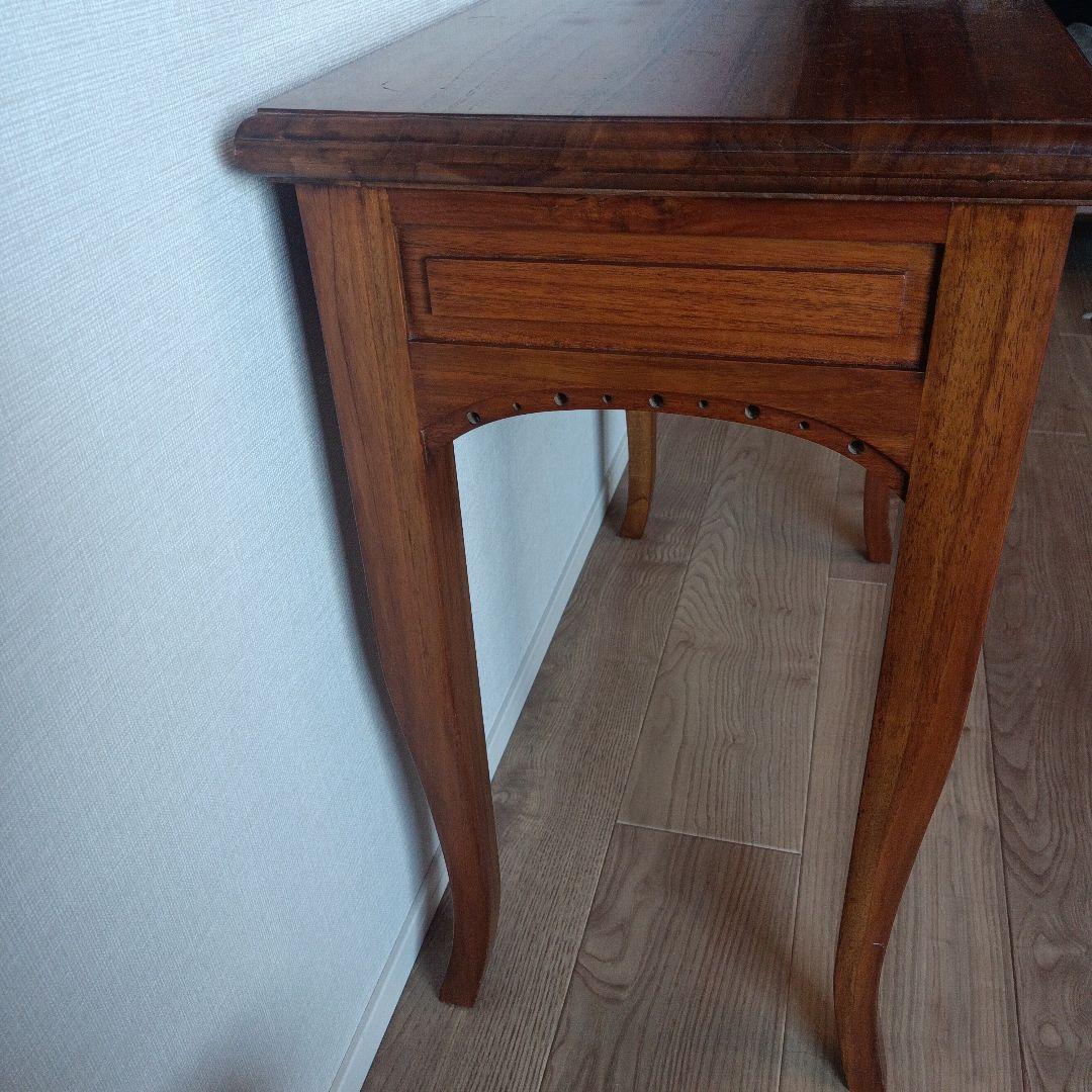 【 ギギliving 】 チーク無垢材 デスク 猫足