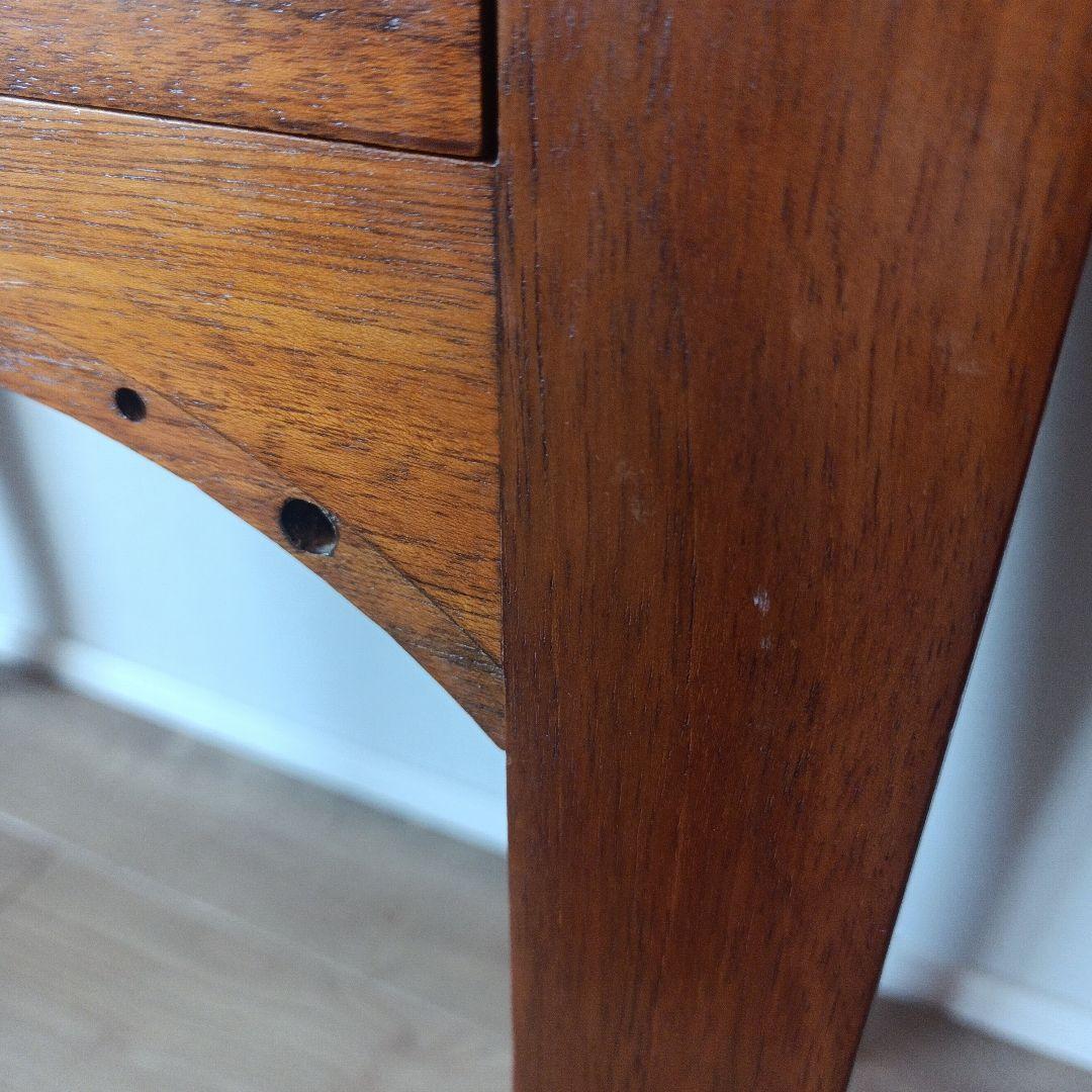 【 ギギliving 】 チーク無垢材 デスク 猫足