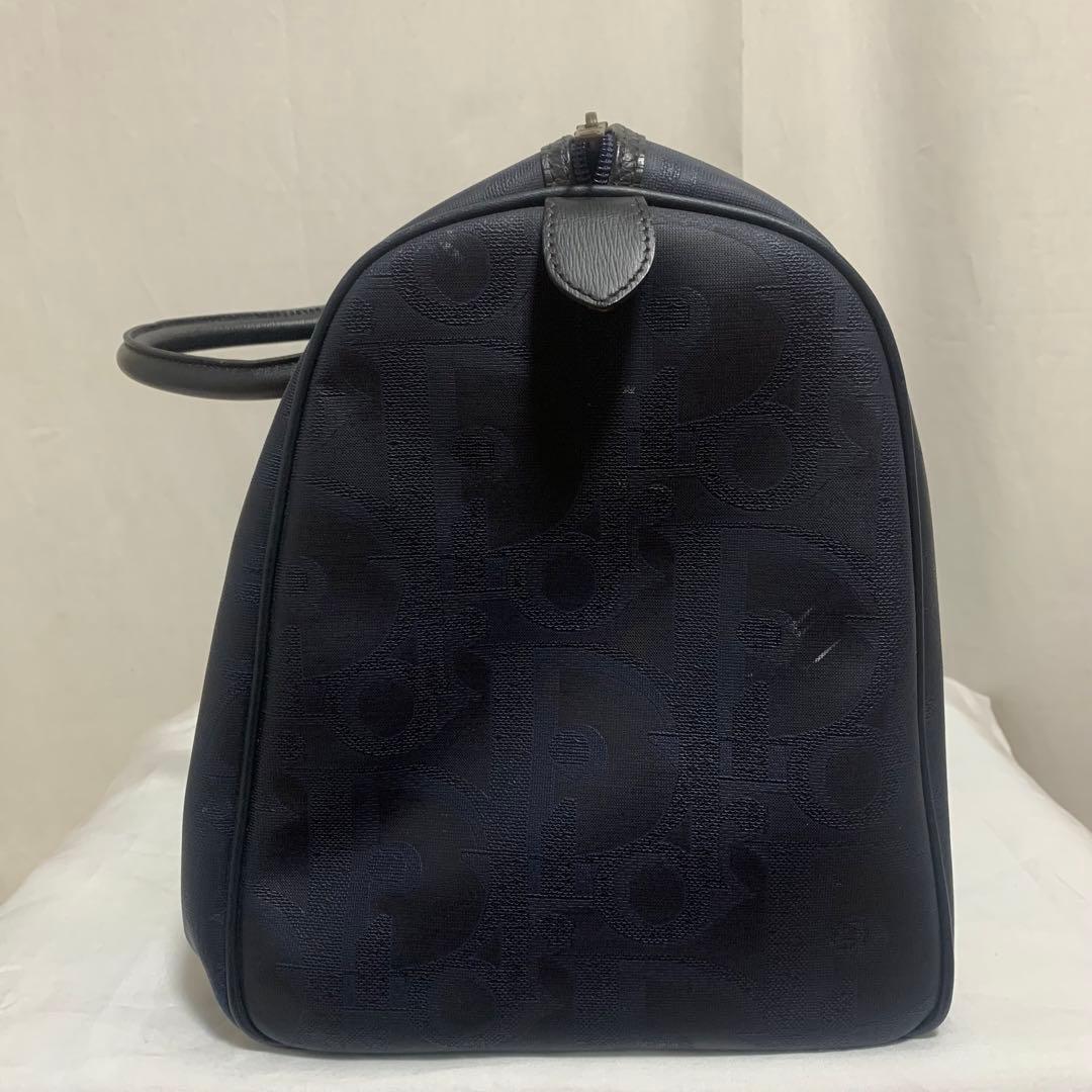 Christian Dior ロゴ　大容量 ボストン ヴィンテージ　トロッター