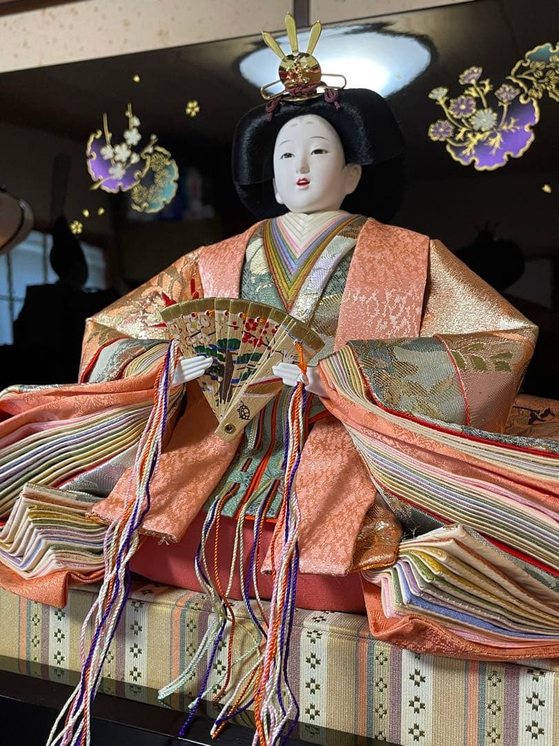 【大型】京都系 作家物 雛人形一式 人形司 鬼寿作 松慶雛 京雛殿上