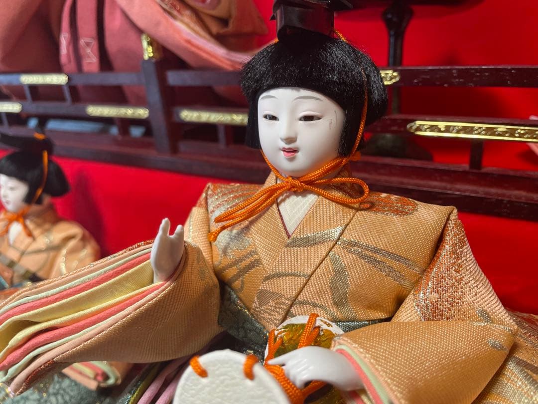 【大型】京都系 作家物 雛人形一式 人形司 鬼寿作 松慶雛 京雛殿上