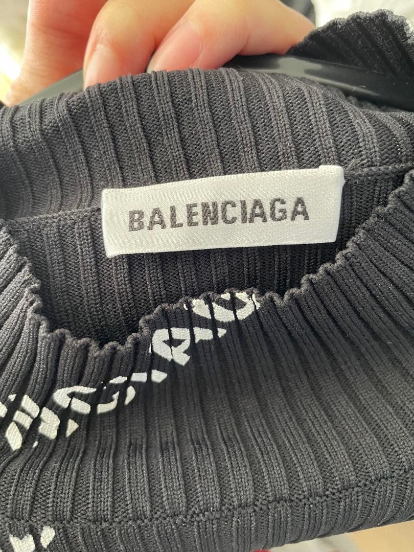 BALENCIAGA ロゴ ワンピース