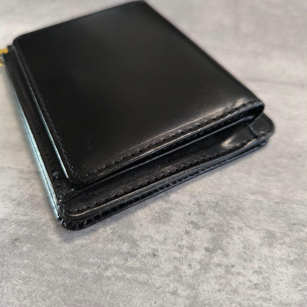 美品　GLEN　グレンロイヤル　マネークリップ　財布　ブラック　レザー