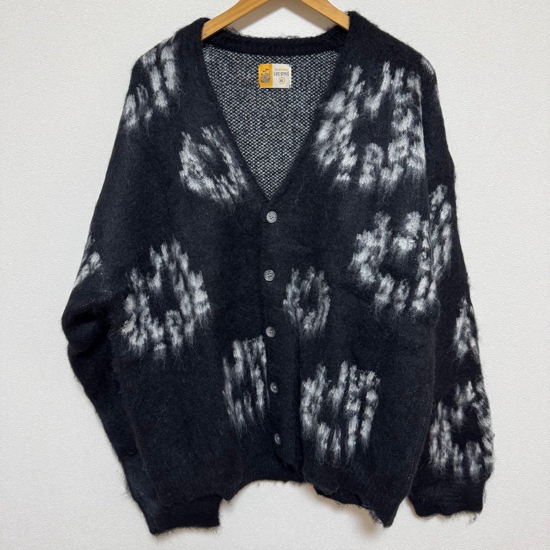 美品 セントマイケル デニムティアーズ カーディガン