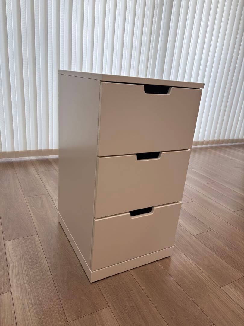 【送料込み】IKEA NORDLI ノールドリ チェスト ホワイト