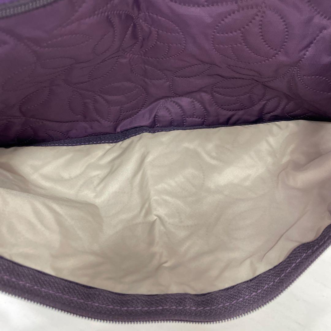 ●1466 LeSportsac レスポートサック　2way ボストンバッグ　紫