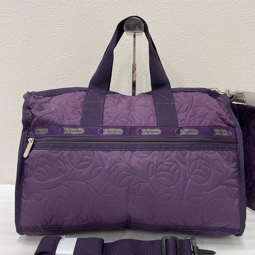 ●1466 LeSportsac レスポートサック　2way ボストンバッグ　紫