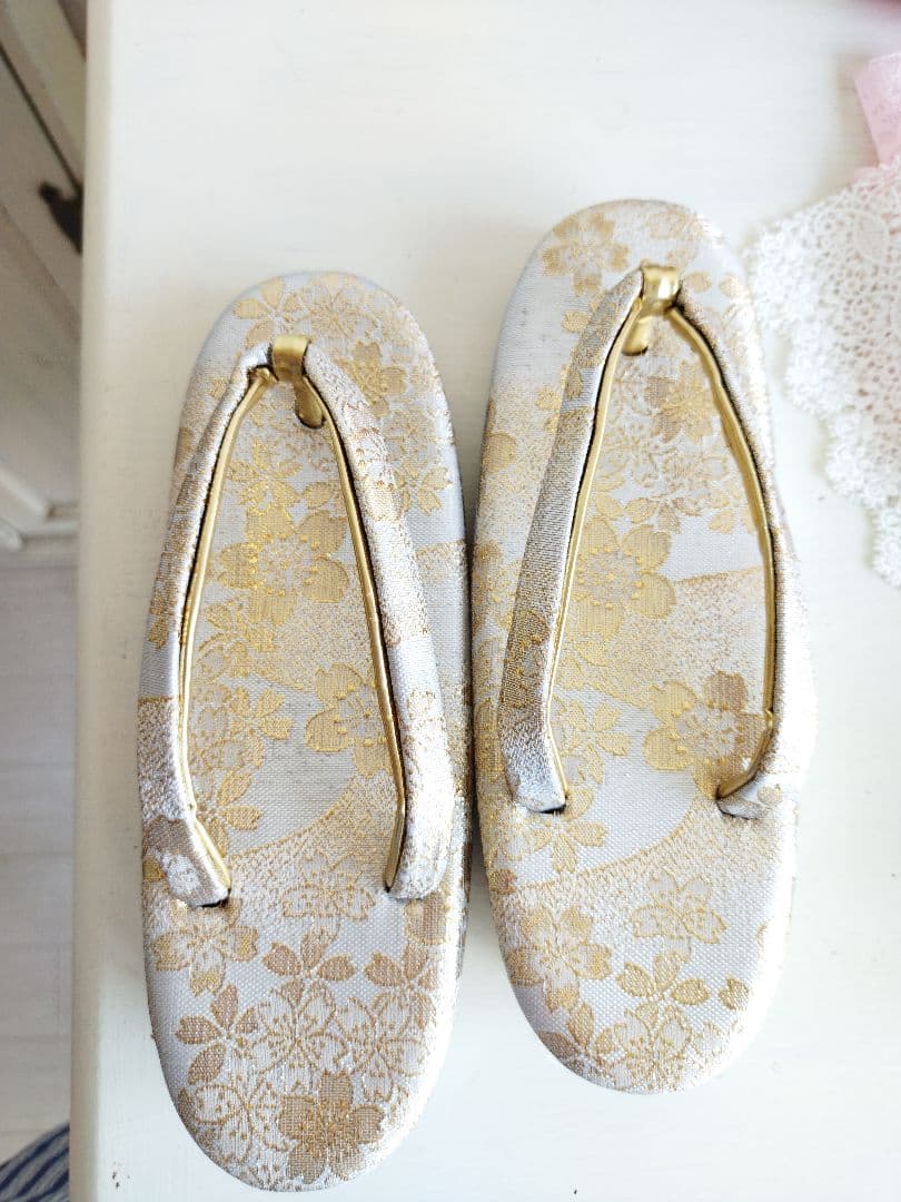 専用です☆ターコイズの着物に作り帯☆