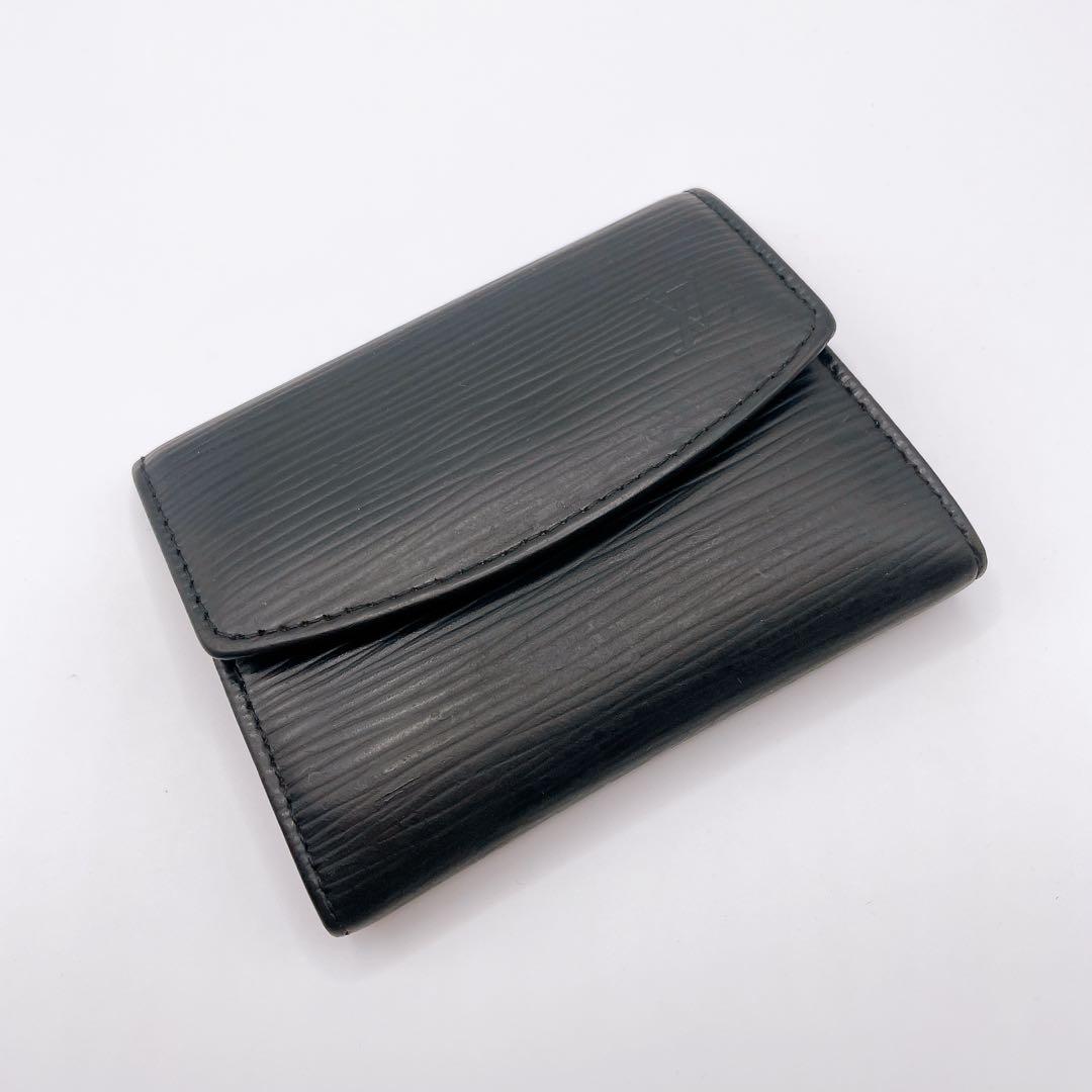 ルイヴィトン ポルトモネサンプール エピ　カードケース　ケース　黒