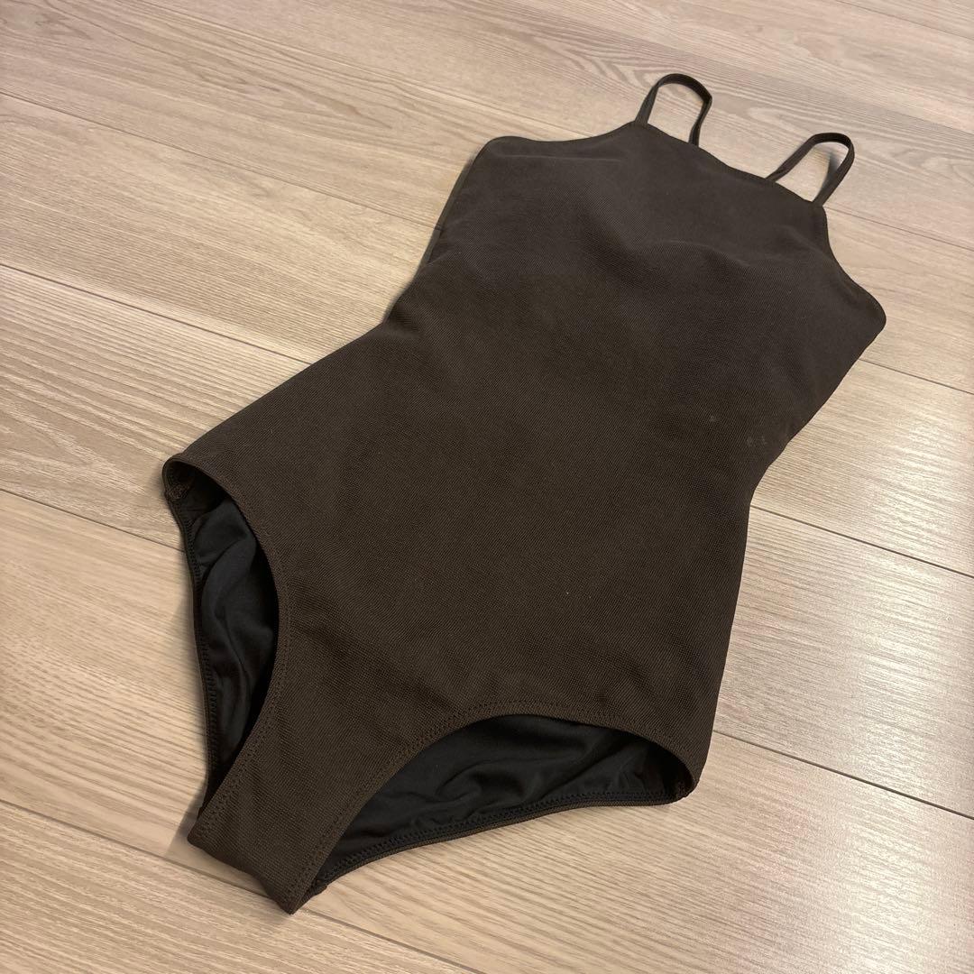 【美品】6 ROKU リブワンピーススイムウェア