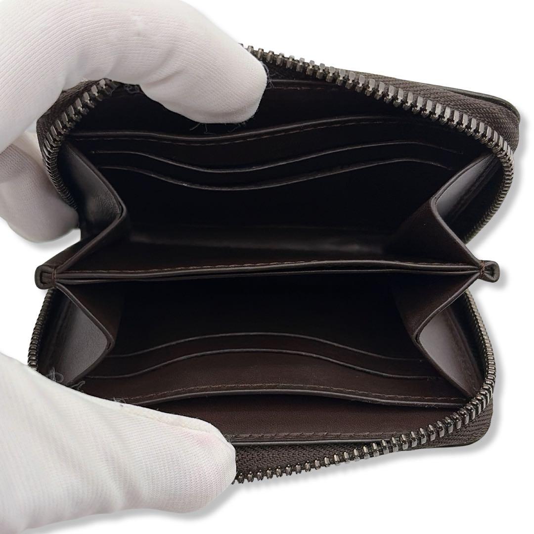 ベルルッティ カリグラフィ　ワパ　レザー　パース　ブラウン