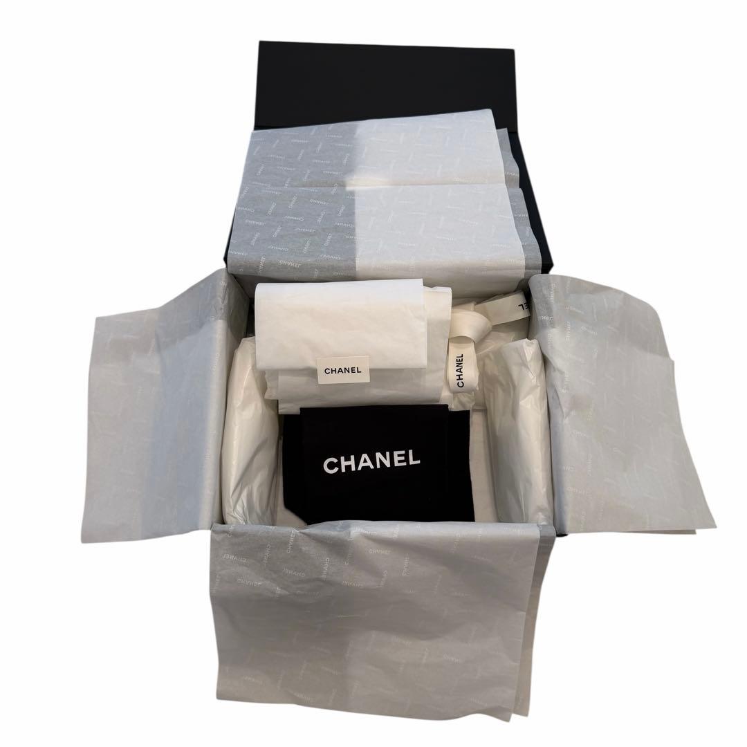 CHANEL 空箱 布袋 リボン付き 新品 黒