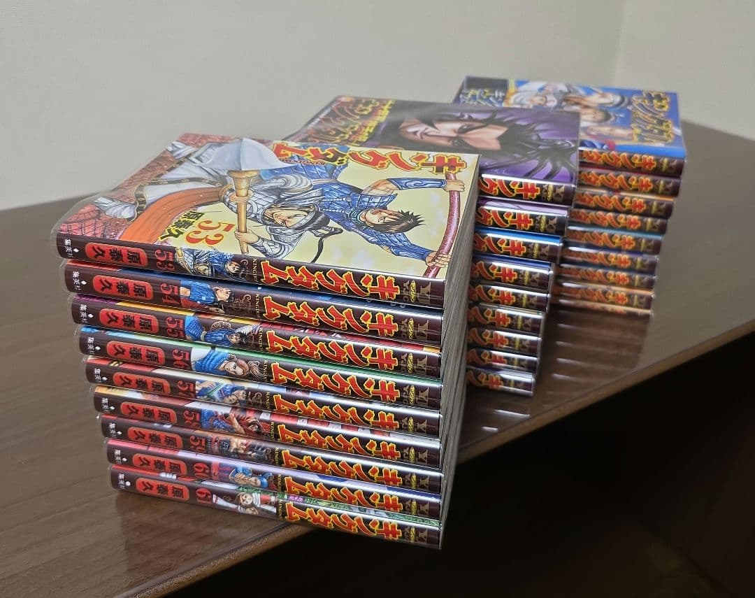 美品 キングダム 全巻セット 1〜78巻 透明 ブックカバー付き おまけ付き