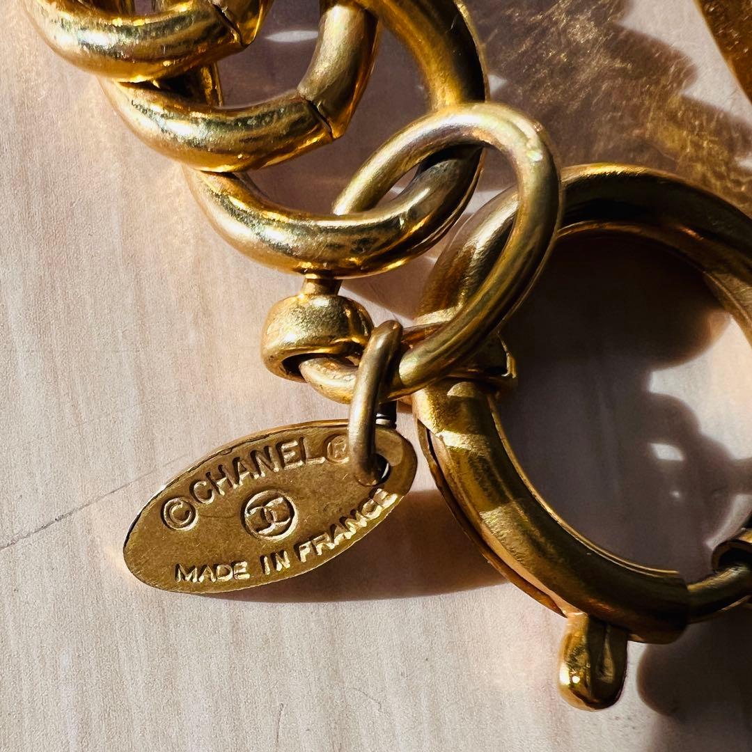 CHANEL カンボンメダルブレスレット ヴィンテージ ゴールド シャネル