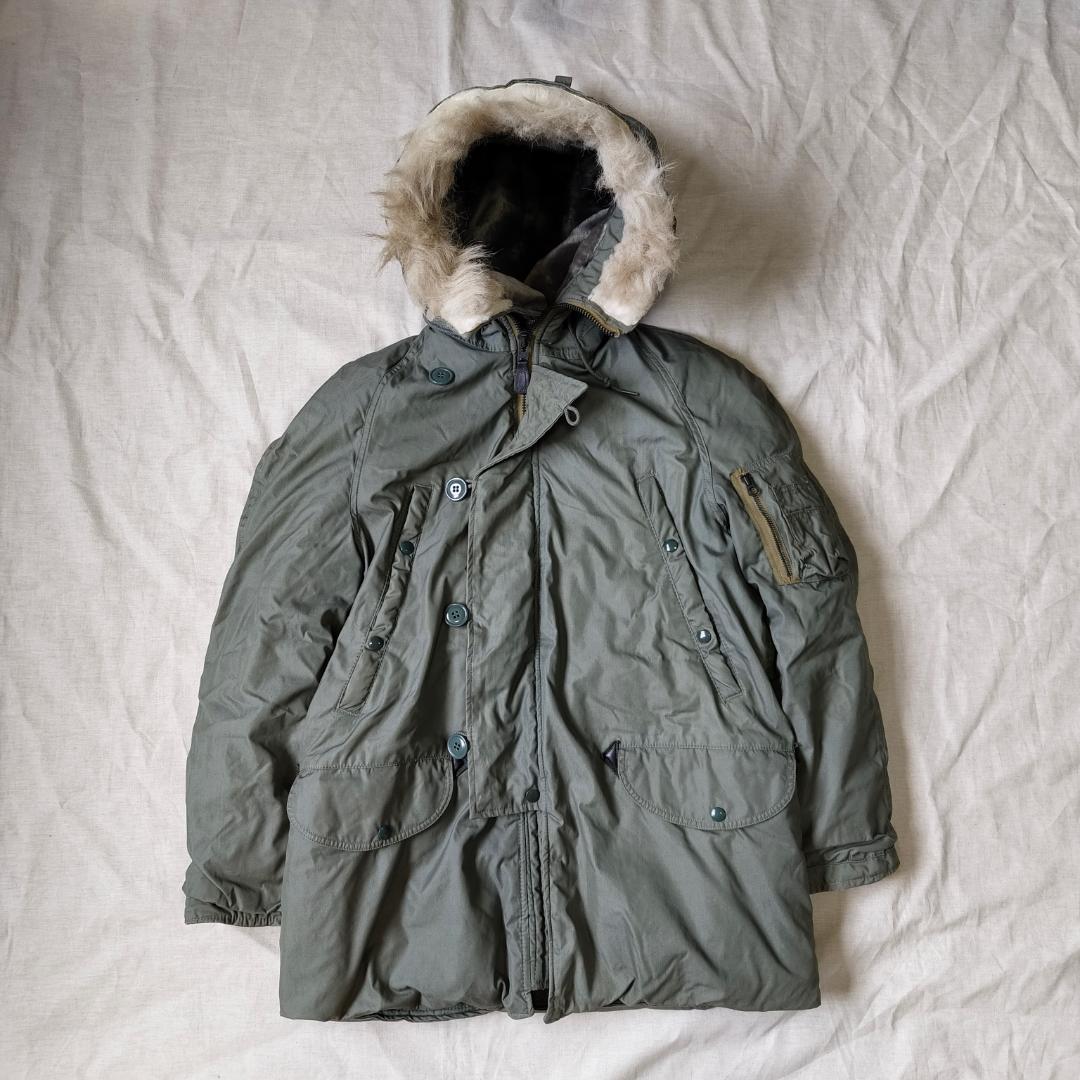 実物 80s N-3B フライトジャケット LANCER CLOTHING