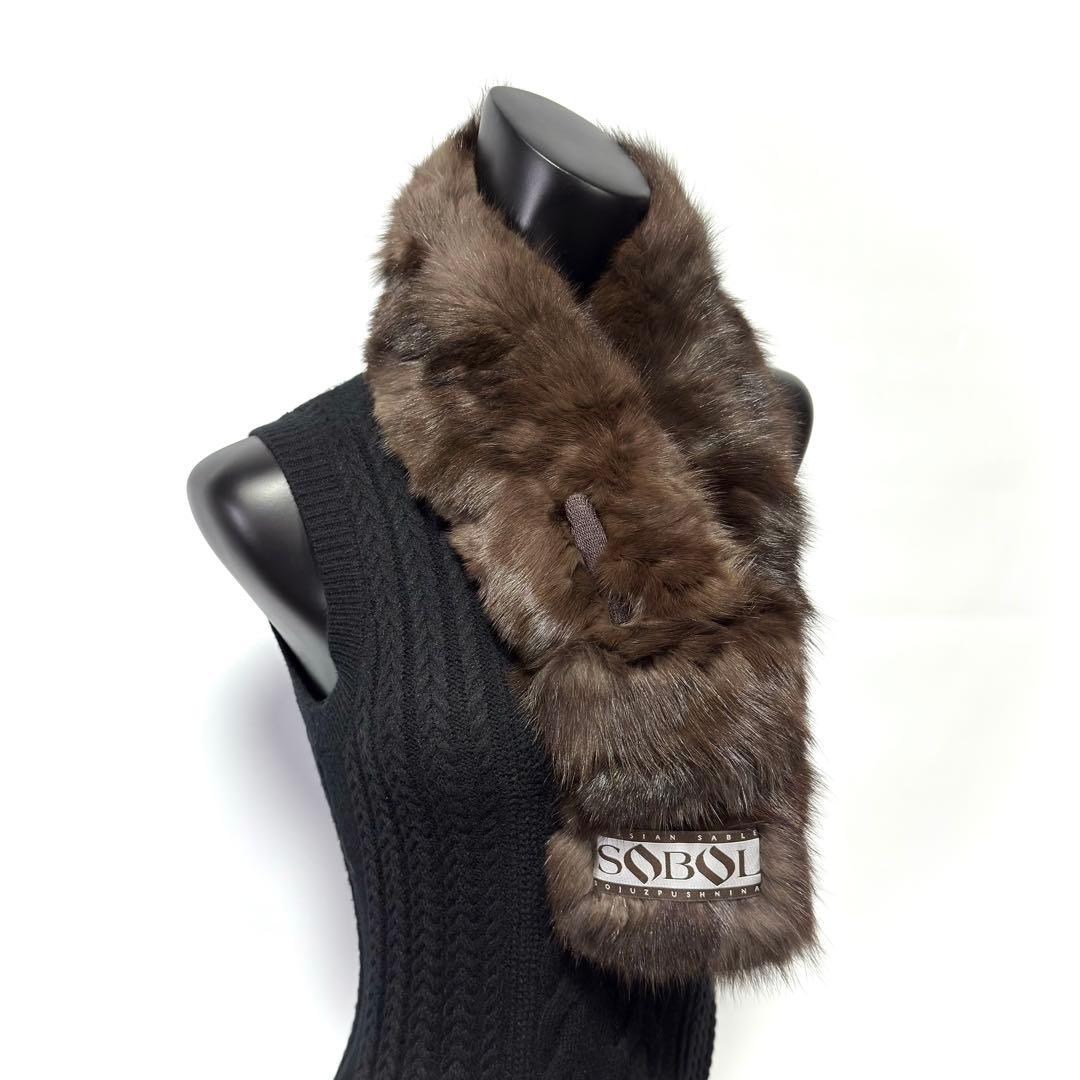 【SOBOL】RUSSIAN SABLE ロシアンセーブル 黒貂 ファーストール