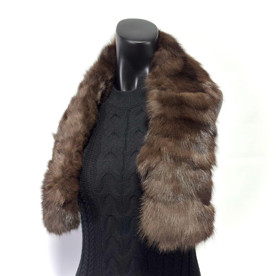 【SOBOL】RUSSIAN SABLE ロシアンセーブル 黒貂 ファーストール