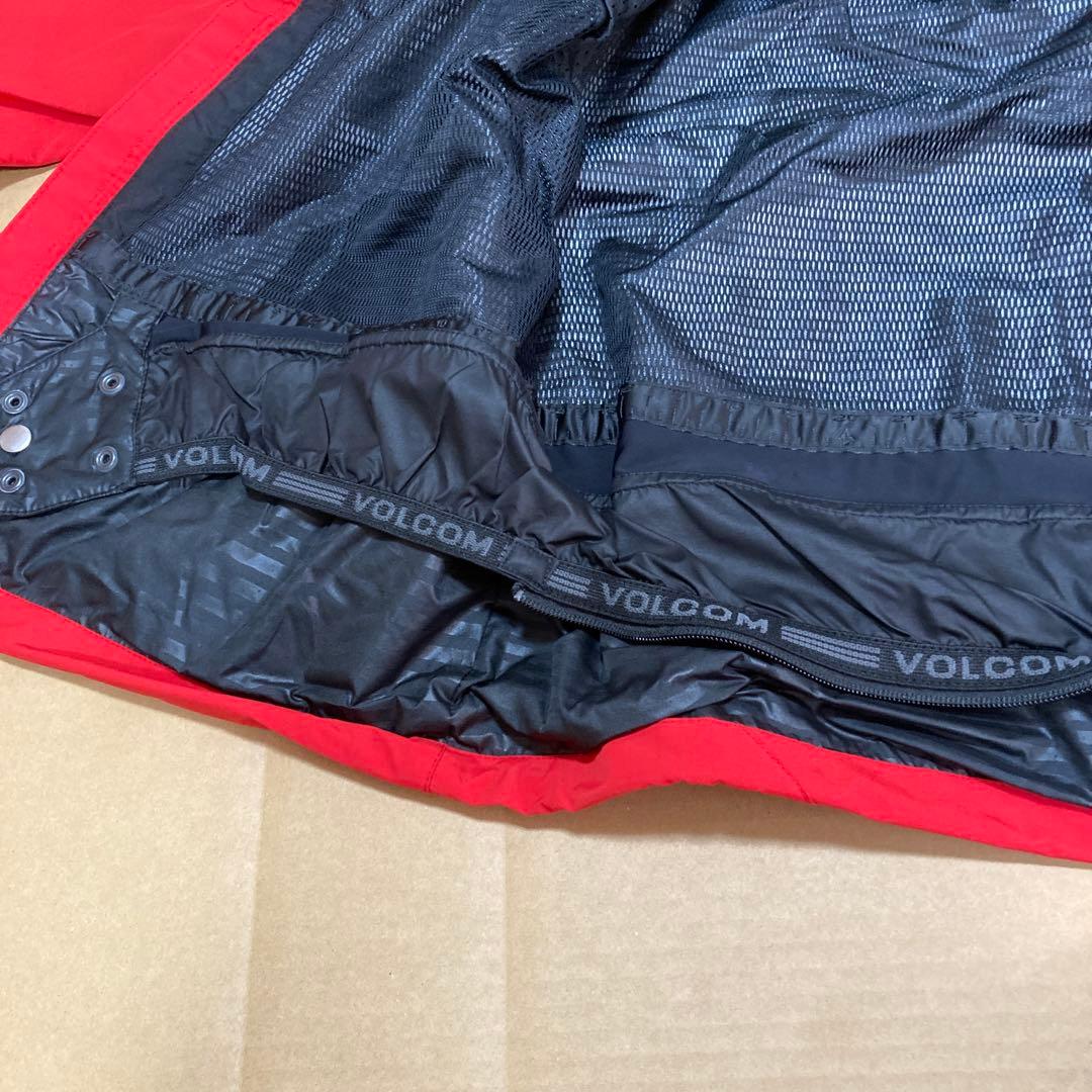 VOLCOM メンズ L GOER TEX JK RED XL ゴアテックス