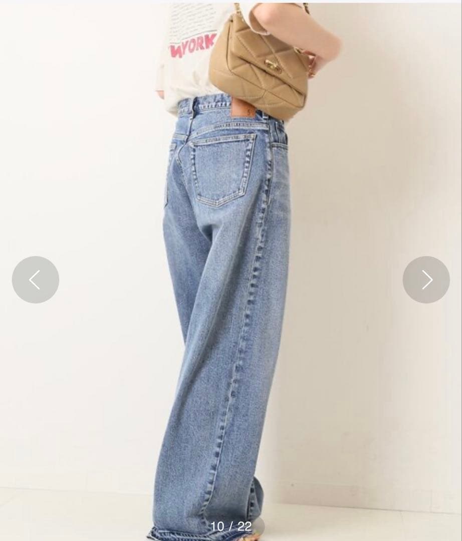 パンツ Spick & Span 5 1/2 LOOSE-STRAIGHT DENIM